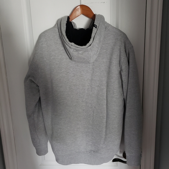 Quiksilver Fleece Sweater, Large, Light Grey - Picture 2 of 2